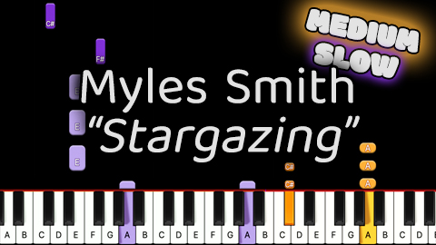 Myles Smith – Stargazing – Medium – Slow