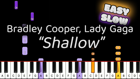 Bradley Cooper, Lady Gaga – Shallow – Easy – Slow