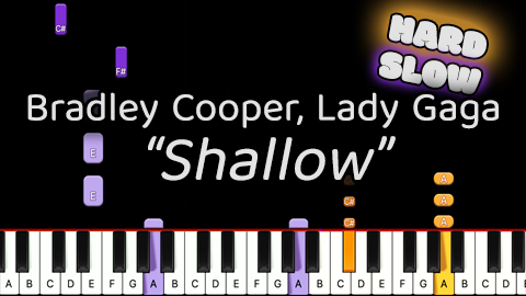 Bradley Cooper, Lady Gaga – Shallow – Hard – Slow