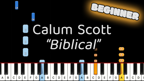 Calum Scott – Biblical – Beginner